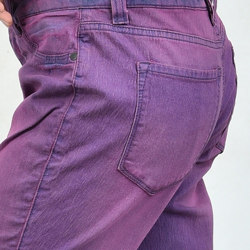 GLO Women's Stylish Slim Fit Denim Pant Purple
