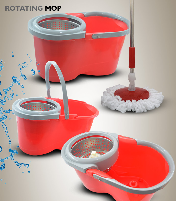 Magic 360° Spin Mop & Bucket Set with Wheels