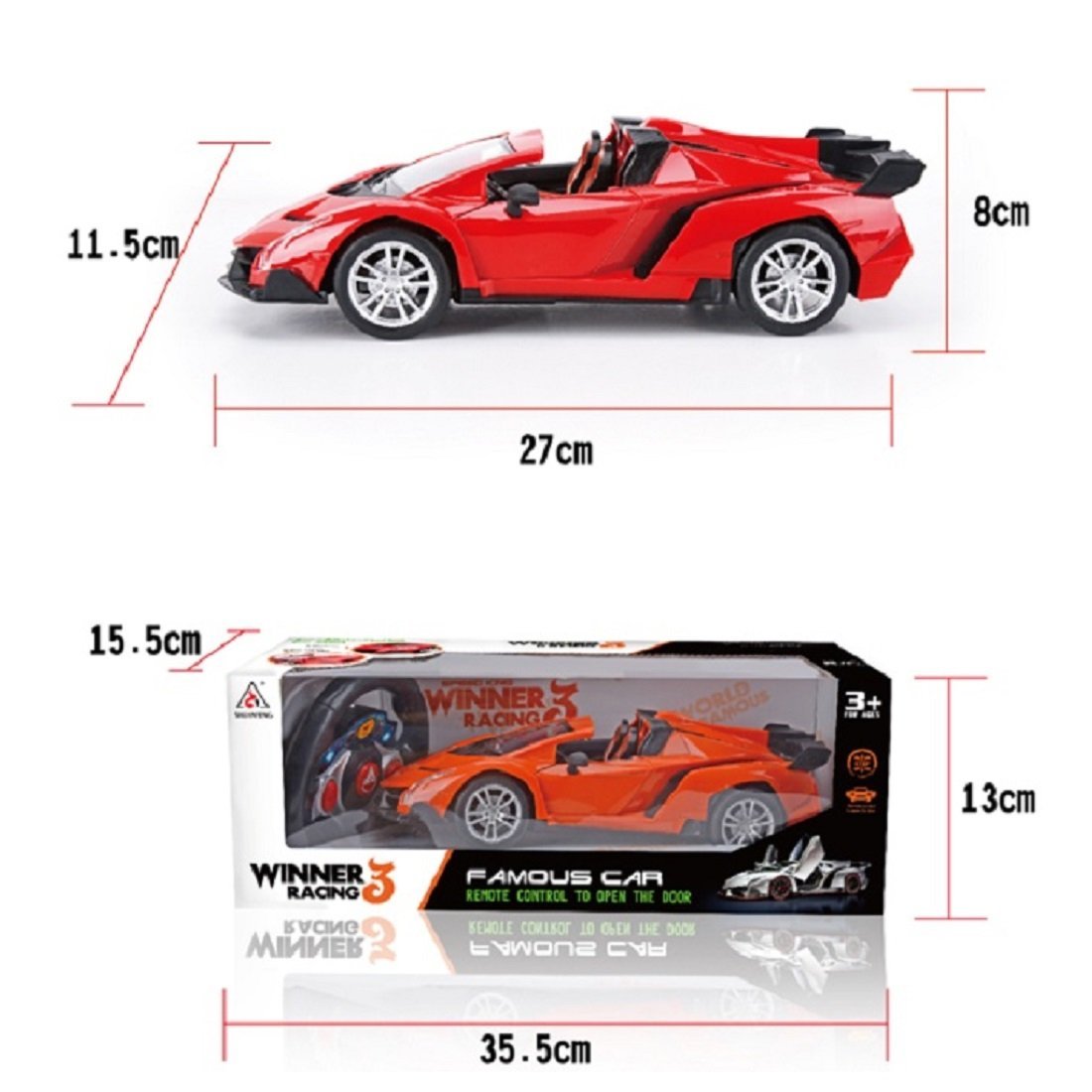 Winner racing remote control rechargeable Car