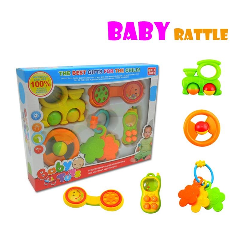 5-in-1 Baby Rattle Set