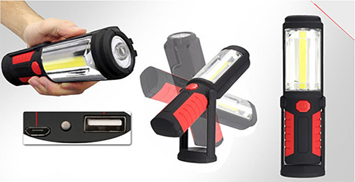 Self Standing Rechargeable LED Torch