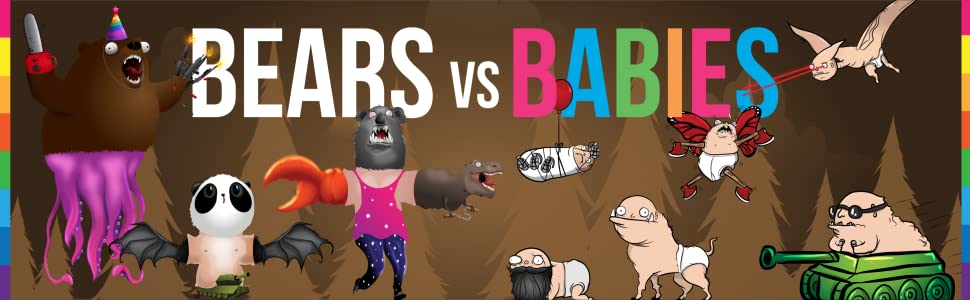 Bears vs Babies by Exploding Kittens - A Monster-Building Card Game