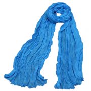 Sky Blue Solid Color Shawl