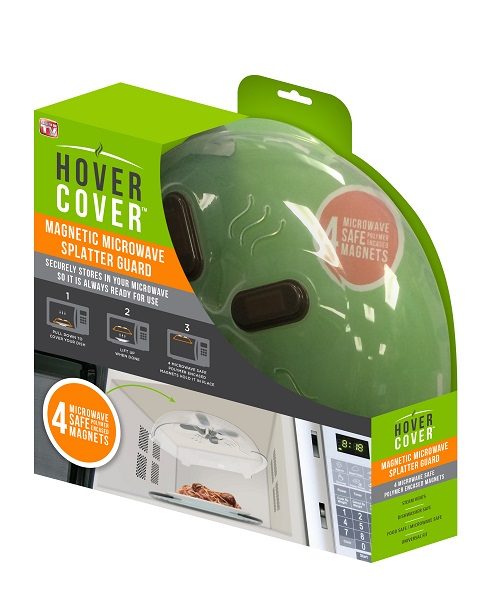 Hower Cover For Microwave Food Splash Guard Hover Cover With Steam Vents  Magnetic Splatter Lid