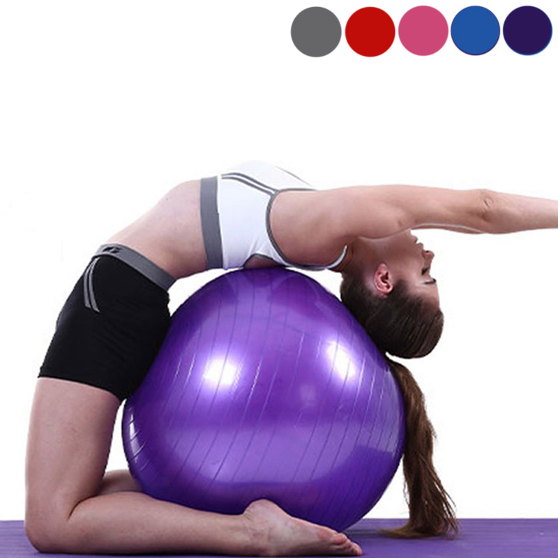 yoga with yoga ball