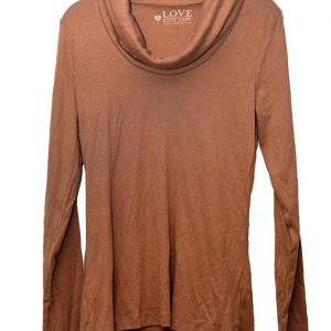 Women's High Neck Dress - Brown