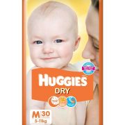 Huggies New Dry Taped Diapers Size Medium 30 Pieces Pack