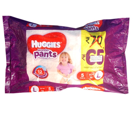 Huggies Wonder Pants Size Large 5 Piece Pack