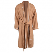 Beige Waffle Bathrobe