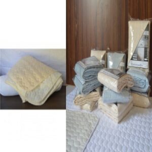 100% Colored Waterproof Quilted Mattress Pad