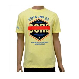 CORE BY JACK & JONES Mens T Shirt - Yellow