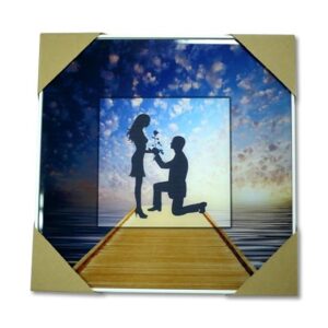 40x40 Framed Print-Landscapes (LINO821)