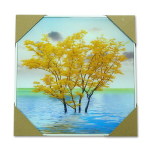 40x40 Framed Print-Landscapes (LINO824)