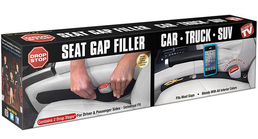 Drop Stop Car Seat Gap Filler - Set of 2 (As seen on TV)