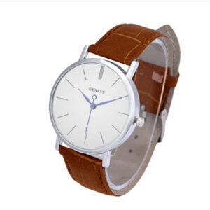 Mens Geneve Watch(Brown)