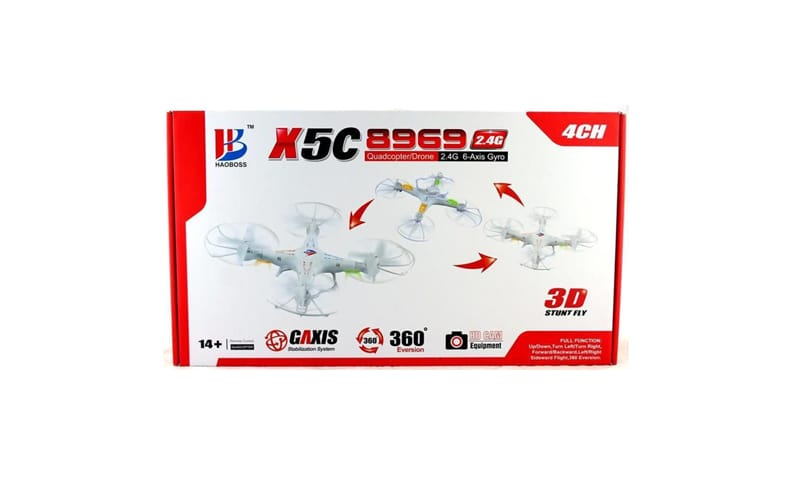HAOBOSS X5C 2.4G Drone Quadcopter (without camera)