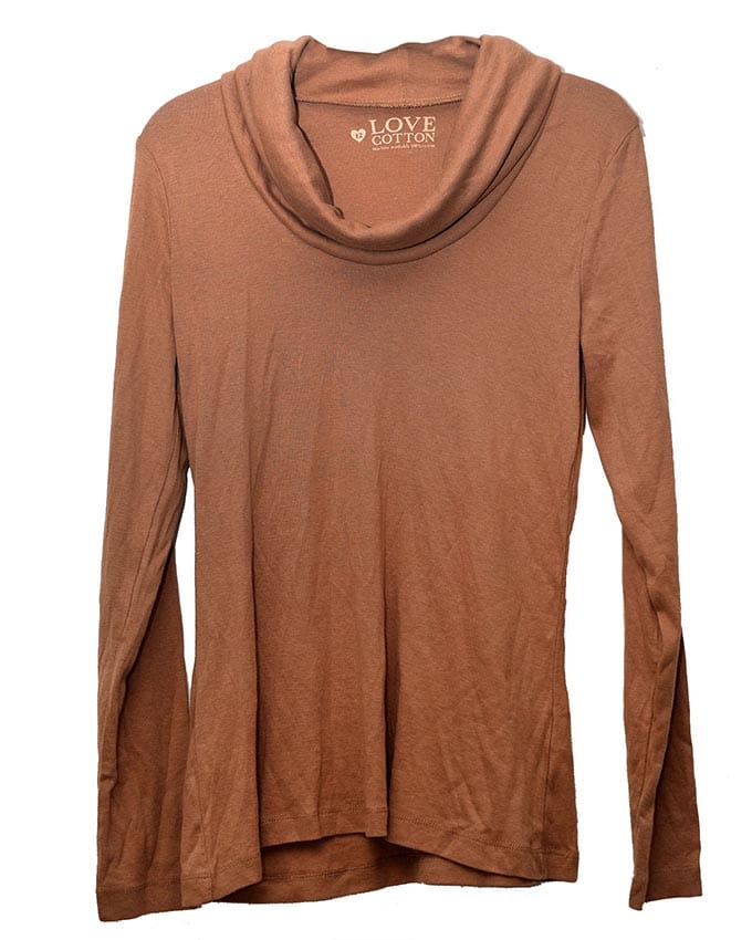 Women's High Neck Dress - Beige