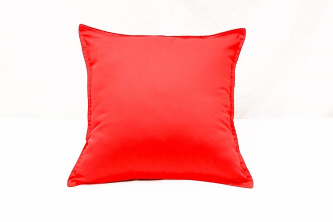 Washable Soft Cushion Red