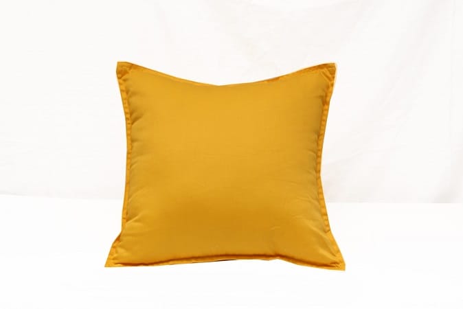 Washable Soft Cushion Yellow
