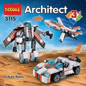3 in 1 Model Architect Series Building Blocks Toys for Kids-Future Flyers