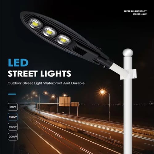 150w Cobra Style Solar Street LED Light - Image 3