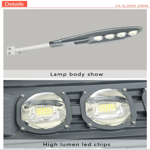 200W Waterproof Solar LED Street Light - Image 2