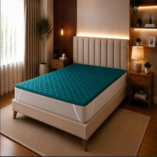 100% Waterproof Quilted Colored Mattress Protector - Image 3