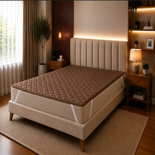 100% Waterproof Quilted Colored Mattress Protector - Image 4