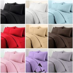 Duvet Cover Colored with Pillow Case