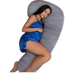 J Shaped Pregnancy Body Pillow