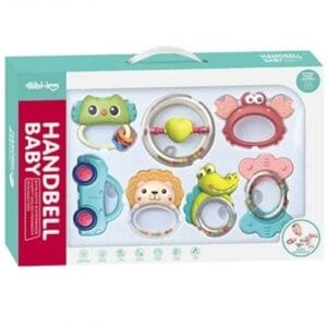 7 Pcs Rattle Baby Teething Toy Gift Pack