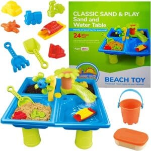 Classic Sand & Play Kids Sand and Water Table 24-Piece Set